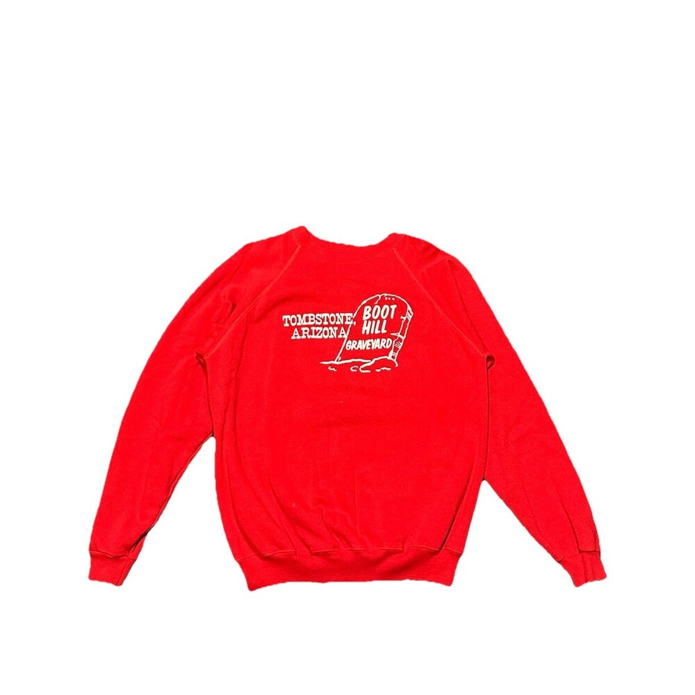 Vintage 1980s Tombstone Arizona Boot Hill Graveyard Sweatshirt Crewneck Size‎ XL